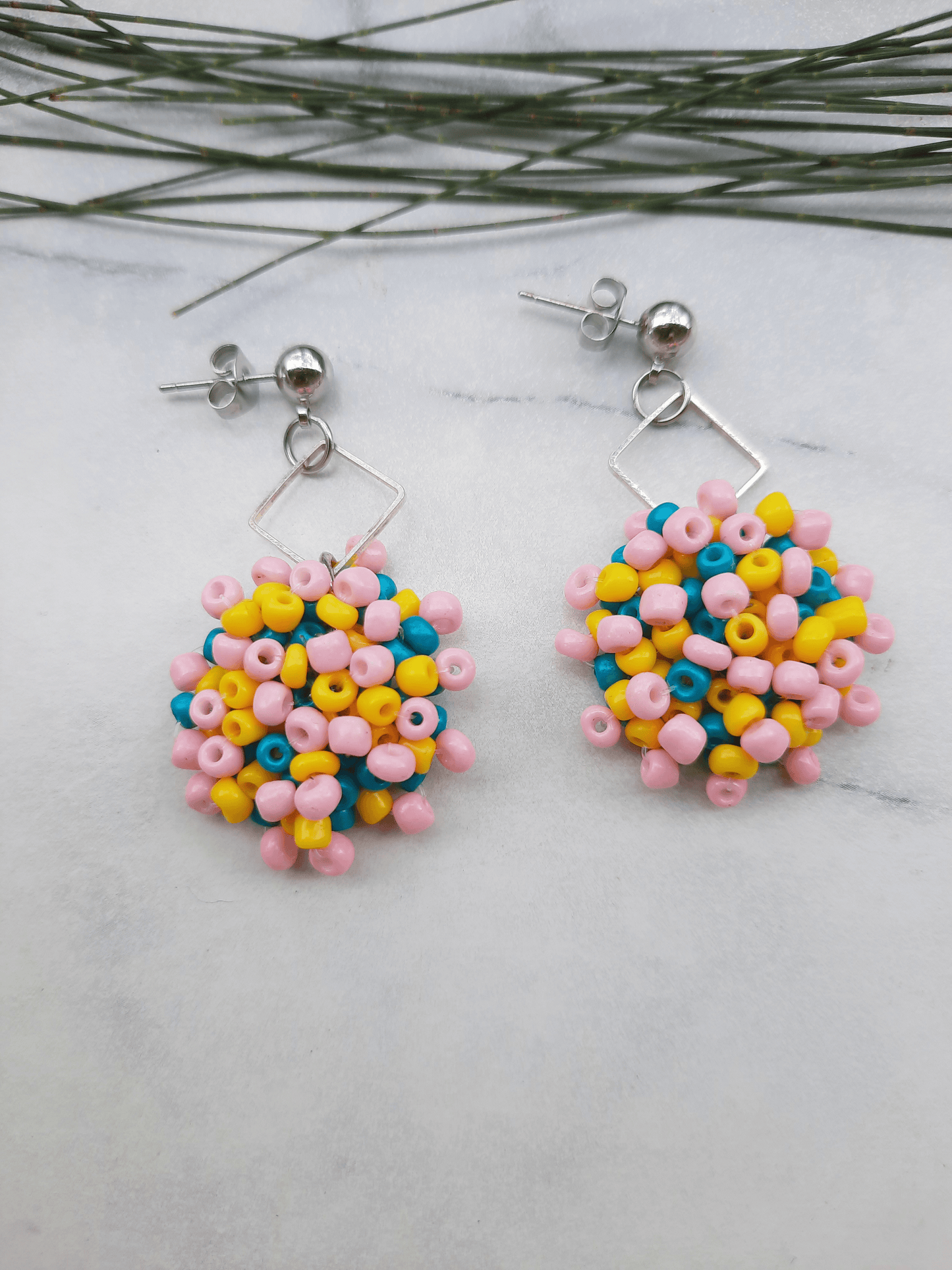 Pink mix silver